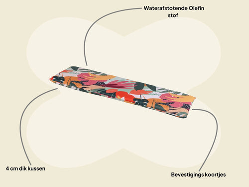 MaximaVida bankkussen Vaiana 116 x 40 x 4 cm - waterafstotend