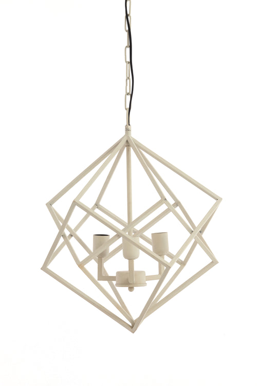 Light & Living hanglamp DRIZELLA - wit - Ø46x56cm - vtwonen shop