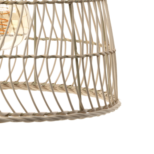 EGLO hanglamp Ayesgarth - e27 - ø 33 cm - zwart/hout
