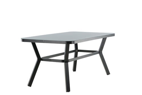Rebellenclub Rechthoekige Tuintafel Amary - 160 x 90cm - Zwart - vtwonen shop