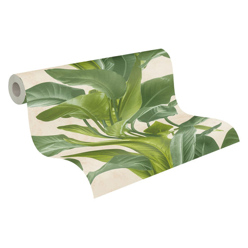 Livingwalls behang tropische bladeren groen - 53 cm x 10.05 m - AS-378623
