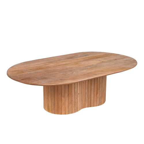 Giga Meubel Salontafel Ava - Naturel Mangohout - 120x70x35cm - vtwonen shop