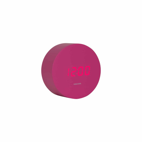 Karlsson wekker Spry Round - roze - Ø9cm - vtwonen shop