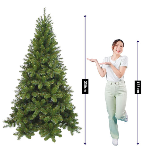 Triumph Tree Tuscan Kerstboom - Kunstboom met Natuurlijke Bruine Takjes en Zachte PVC Naaldjes - Kerstversiering voor Binnen met Insteekconstructie -