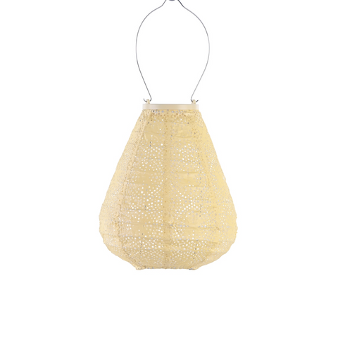 Lumiz solar lampion - charme tulip - 20 cm - geel - vtwonen shop