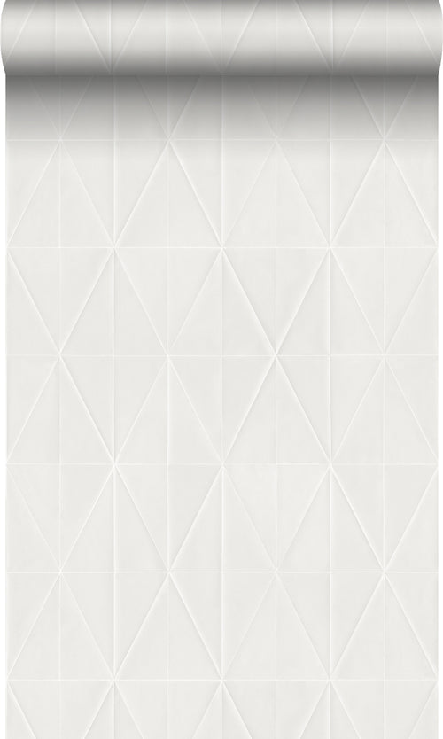 Origin Wallcoverings behang grafische vorm gebroken wit - 53 cm x 10,05 m - 347212 - vtwonen shop