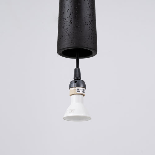 Sollux Lighting Hanglamp ELECTRA zwart beton - 8x8x125cm