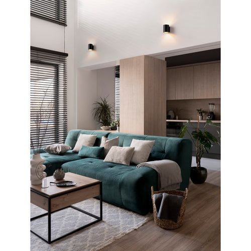 Nova Luce DAZLE Up & Down wandlamp Sandy Black LED G9 1x5