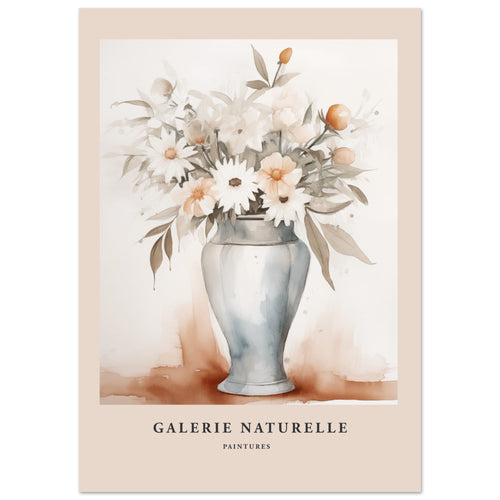 Artfulprints  Bloemen in vaas 3   poster A4 21x29.7 cm - vtwonen shop