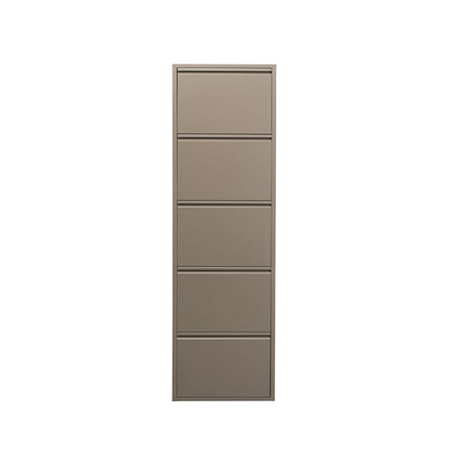 Kare Design Schoenenkast Caruso - taupe - 5 laden