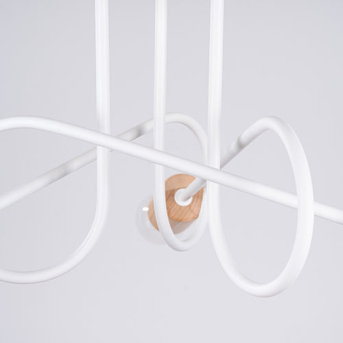 Sollux Lighting Kroonluchter EMBER 3 wit - 14x56x26cm