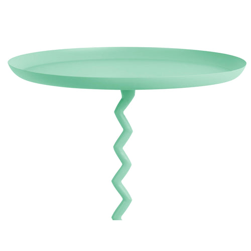 Leitmotiv bijzettafel Zig Zag - blauw - Ø44cm - vtwonen shop