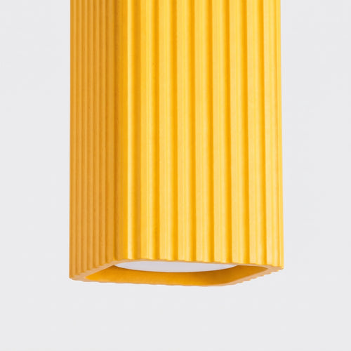 Sollux Lighting Plafondlamp RAYO 10 geel - 6x6x10cm