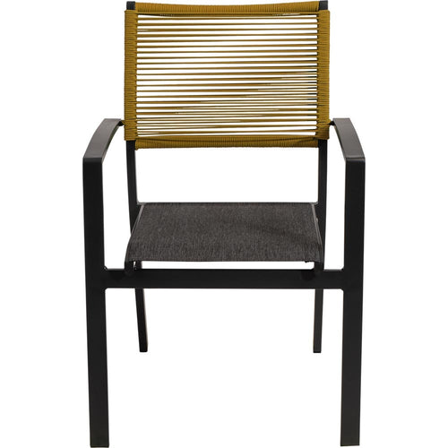 Lesli Living bistrostoel Vitolini - geel - 57x62x87cm