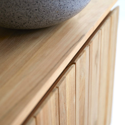 Tikamoon Massief teakhouten badmeubel 120 cm - Naturel