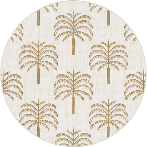 Rond buitenkleed Oase jute - Interieur05 - 200 x 200 cm