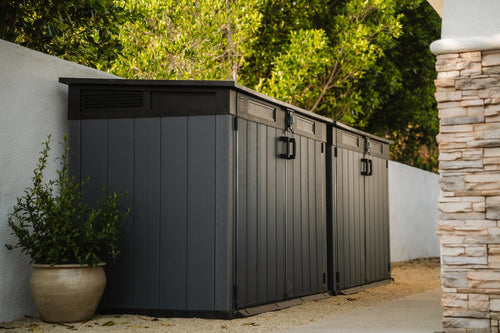 Keter Cortina Mega Opbergkast - 2020L - 190,5x109,3x132,5cm - Grijs