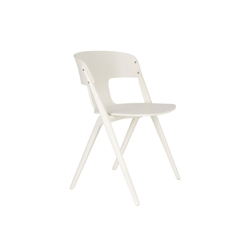 Zuiver Horizon Tuinstoelen stapelbaar Kunststof Off-White - Set van 4 - vtwonen shop