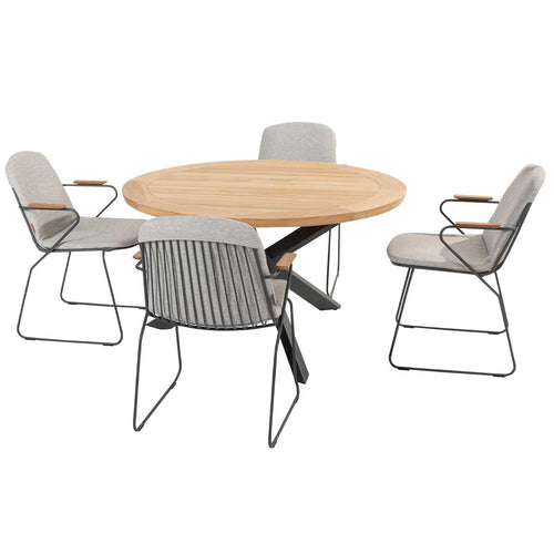 4 Seasons tuinset Veneto - Prado teak 5-delig - vtwonen shop