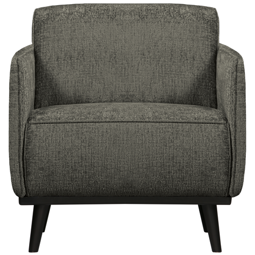 WOOOD fauteuil met arm Statement - Polyester - Frost - 77x72x93