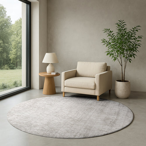 Louis De Poortere binnen & buiten machinewasbaar vloerkleed Mad Men Jacob's Ladder van 70% gerecycled PET - grijs - 290x290cm