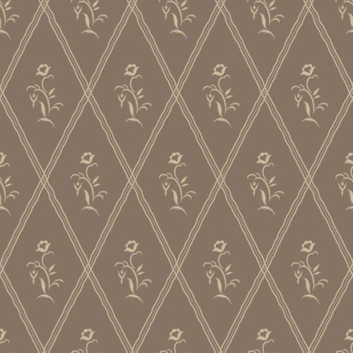 Borastapeter behang bloemen bruin - 53 cm x 10.05 m - 660840 - vtwonen shop