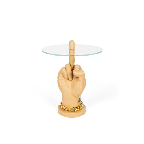 Bold Monkey Fother Mucker Bijzettafel Liefde - Beige