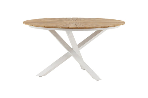 Rebellenclub Ronde Tuintafel Tonga - ø140cm - Wit - vtwonen shop