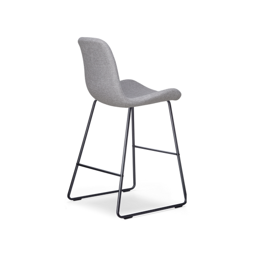 Nolon Nino-Fé Barkrukken Set van 2 - Lichtgrijs - Zwart - 65 cm