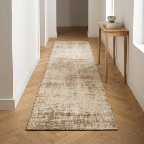 DÉJA Living Vloerkleed Ruma - Beige Stof - 68x220cm