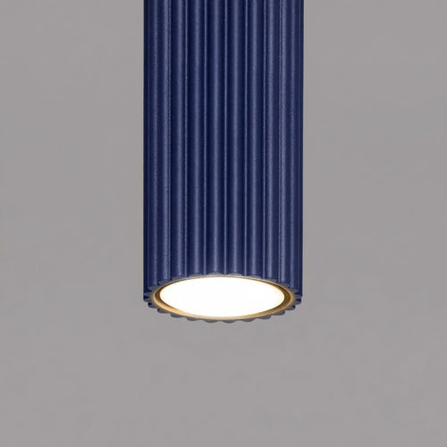 Sollux Lighting Plafondlamp KARBON 30 ultramarijn - 6,5x6,5x30cm