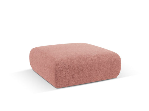 Cosmopolitan Design Poef Nolio 2-zits, chenille, roze - 100x100x36cm
