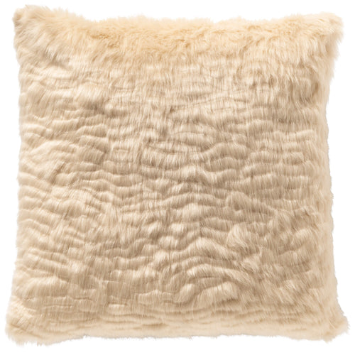 BENJA - kussenhoes 45x45 cm - imitatiebont - Bleached Sand - beige