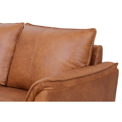 Furnhouse 2-zitsbank Soul - Cognacbruin - Leer - 90x160x88