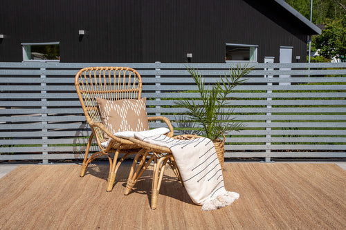 Rebellenclub Loungestoel Merit - Naturel Rattan - vtwonen shop