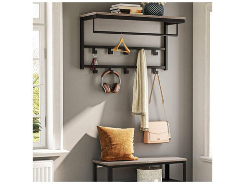 Ylumen kapstok Wesly -  30  x 42   cm - zwart grijs - vtwonen shop