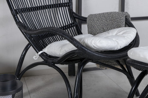 Rebellenclub Loungestoel Merit - Zwart - vtwonen shop