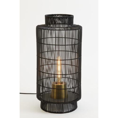 Light & Living tafellamp Gruaro - zwart - Ø24cm - vtwonen shop