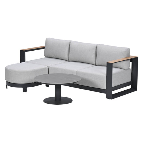 Garden Impressions Loungeset Malakka 3-delig - light teak look