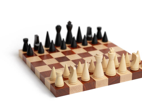 Printworks Spel - Chess Wood - The Modernist
