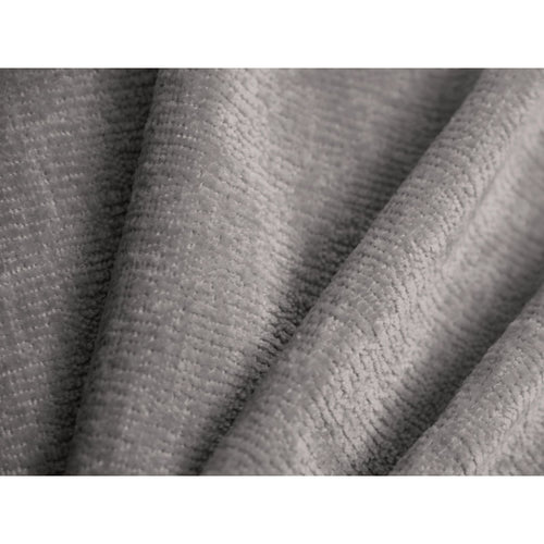 Cosmopolitan Design - Opbergbed met hoofdeinde Asti 90x200cm chenille lichtgrijs - 220x130x95cm