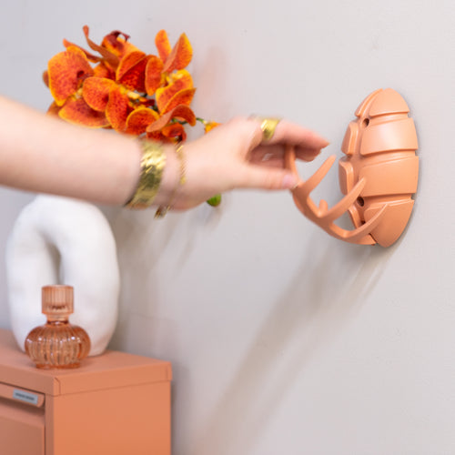 Spinder Design kapstok Bug - Clay Terra / Clay Terra - 7 haken - vtwonen shop