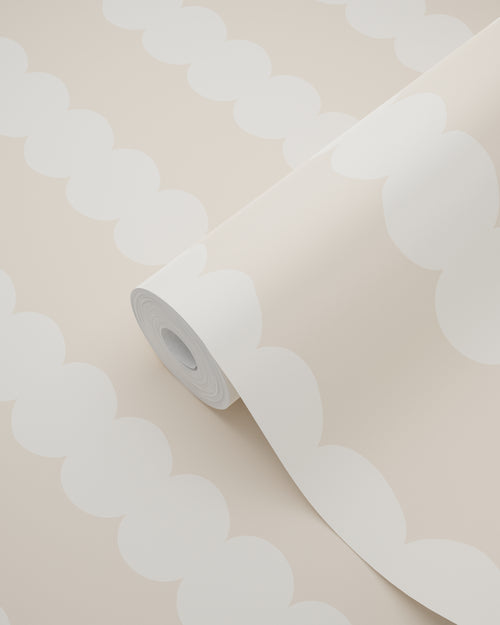 ESTAhome behang grafische print beige - 0.53 x 10.05 m - 131742