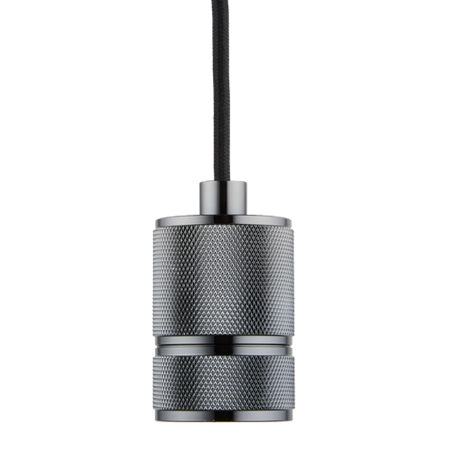 Lighto | Pendel Zwart Titanium | Inclusief Lichtbron Goud | Classic | 1.5m Snoer | Met Plafondkap - vtwonen shop