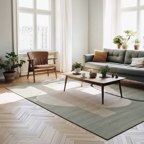 AFK Living vloerkleed Bilbao - zeer zacht - groen - 160 x 230 cm