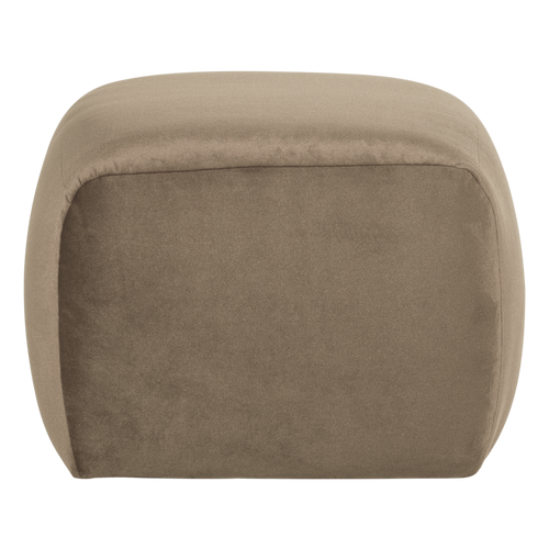 WOOOD poef Mojo Base - Velvet - Khaki - 45x84x64