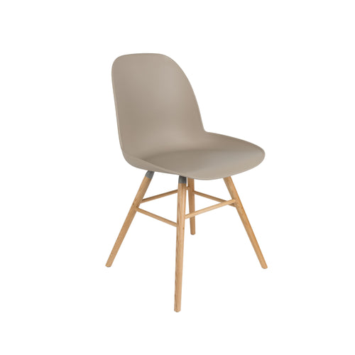 Zuiver Albert Kuip Eetkamerstoelen Taupe - Set van 2 - vtwonen shop