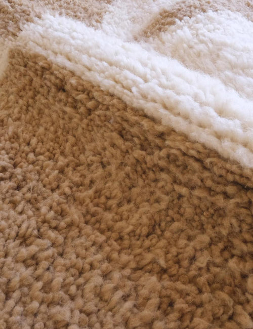 AFK Living vloerkleed Berber - handgemaakt - Wol - 245 x 346 cm