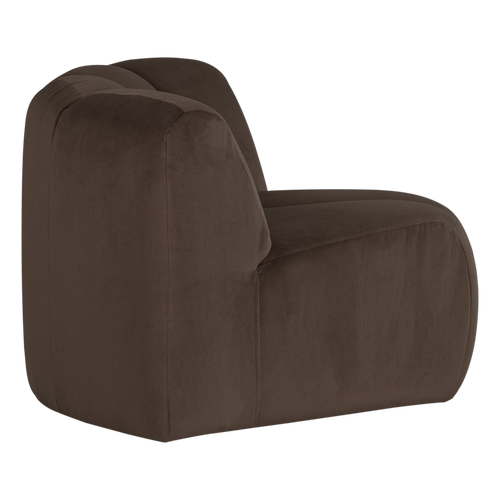 WOOOD hoekelement Mojo - Velvet - Bruin - 74x110x110
