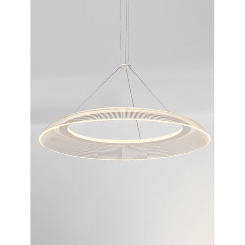 Nova Luce MANTLE Geïntegreerde LED-hanglamp voor aan het plafond, zandwit, 38W, 2752lm, 3000K
